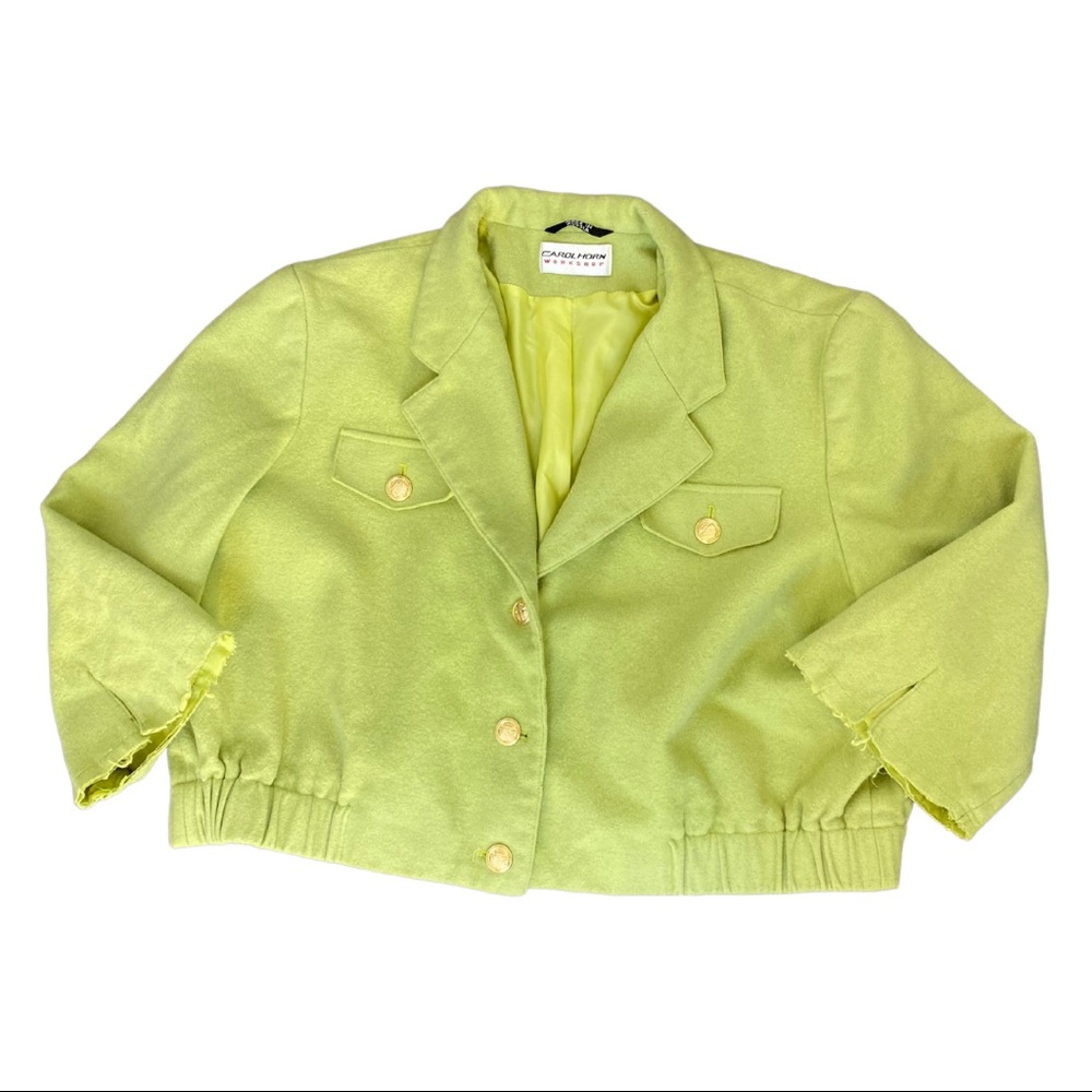 Wool vintage jacket, made in Russia - 1980s